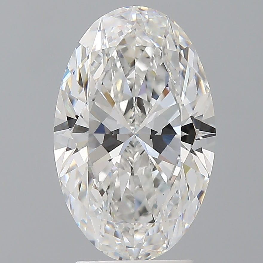3.50 Carat Oval Shaped, Ideal Cut, E Color, VVS2 Clarity, IGI Certified Lab Grown Diamond