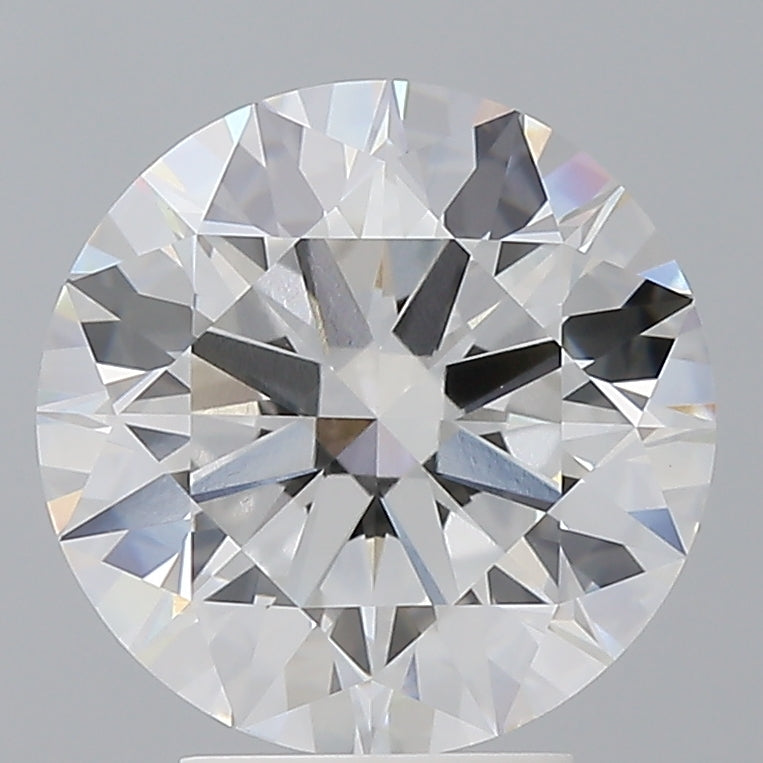 4.08 Carat Round Shaped, Ideal Cut, E Color, VVS2 Clarity, IGI Certified Lab Grown Diamond