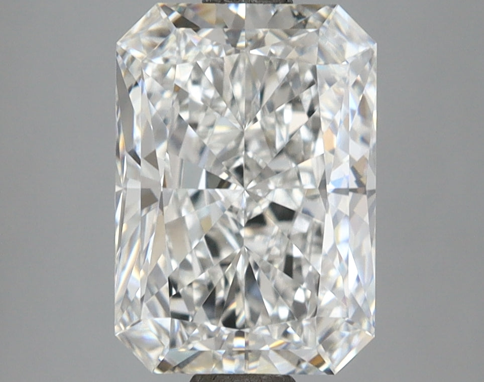 3.01 Carat Radiant Shaped, Ideal Cut, E Color, VVS2 Clarity, IGI Certified Lab Grown Diamond