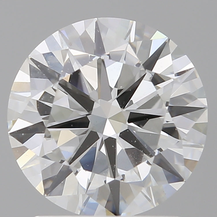 1.99 Carat Round Shaped, Excellent Cut, E Color, VS1 Clarity, IGI Certified Lab Grown Diamond