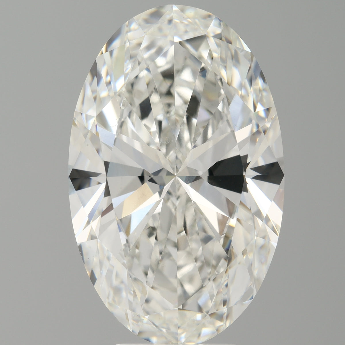 7.04 Carat Oval Shaped, Excellent Cut, F Color, VVS2 Clarity, IGI Certified Lab Grown Diamond