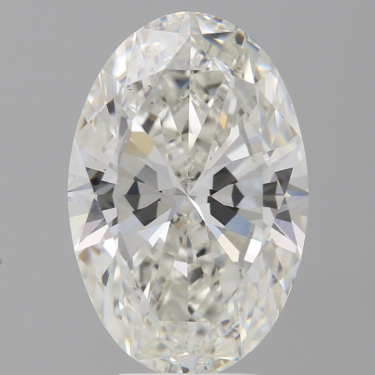 6.07 Carat Oval Shaped, Ideal Cut, G Color, VS2 Clarity, IGI Certified Lab Grown Diamond