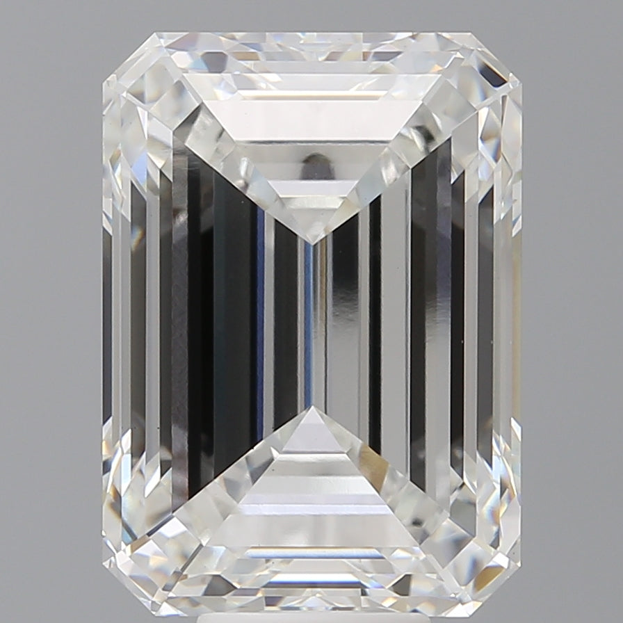 11.59 Carat Emerald Shaped, Ideal Cut, F Color, VS1 Clarity, IGI Certified Lab Grown Diamond