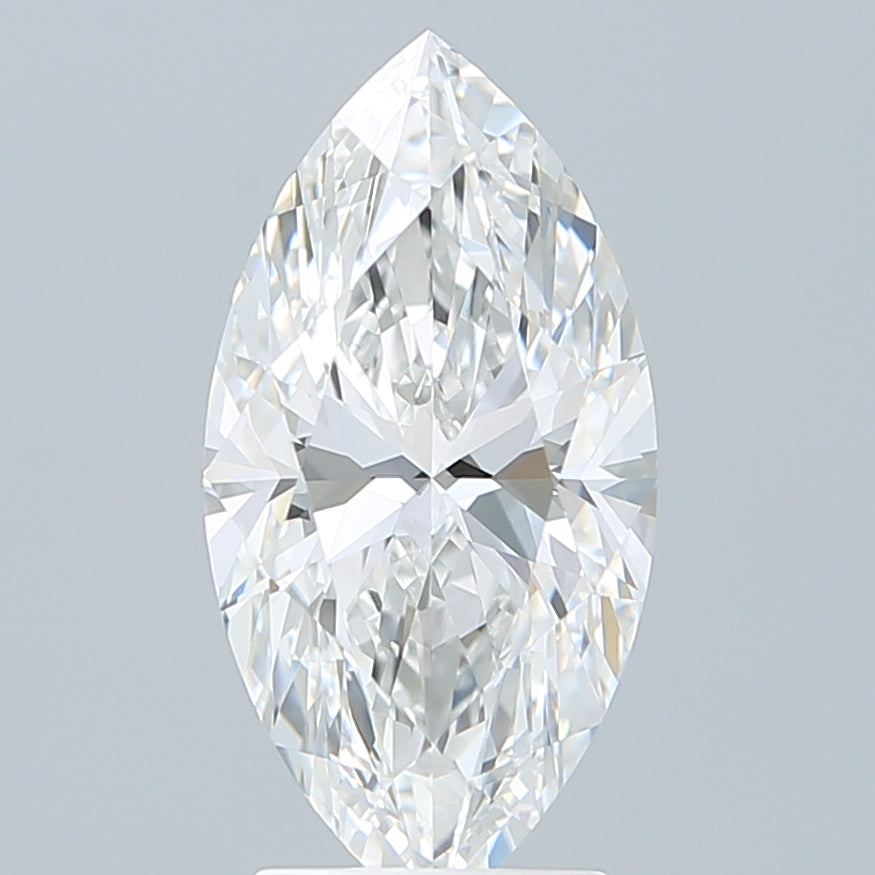 2.95 Carat Marquise Shaped, Ideal Cut, E Color, VVS2 Clarity, IGI Certified Lab Grown Diamond