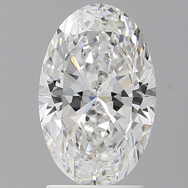 2.10 Carat Oval Shaped, Ideal Cut, E Color, VVS2 Clarity, IGI Certified Lab Grown Diamond