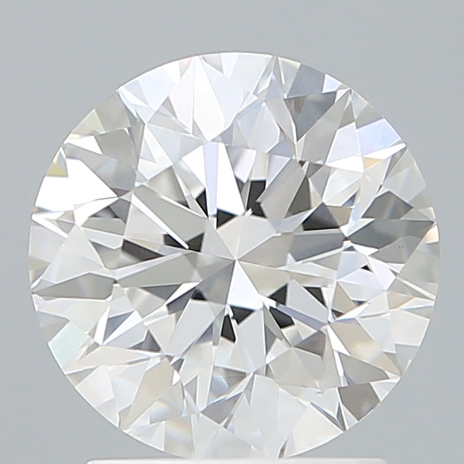 2.08 Carat Round Shaped, Excellent Cut, E Color, VVS2 Clarity, IGI Certified Lab Grown Diamond