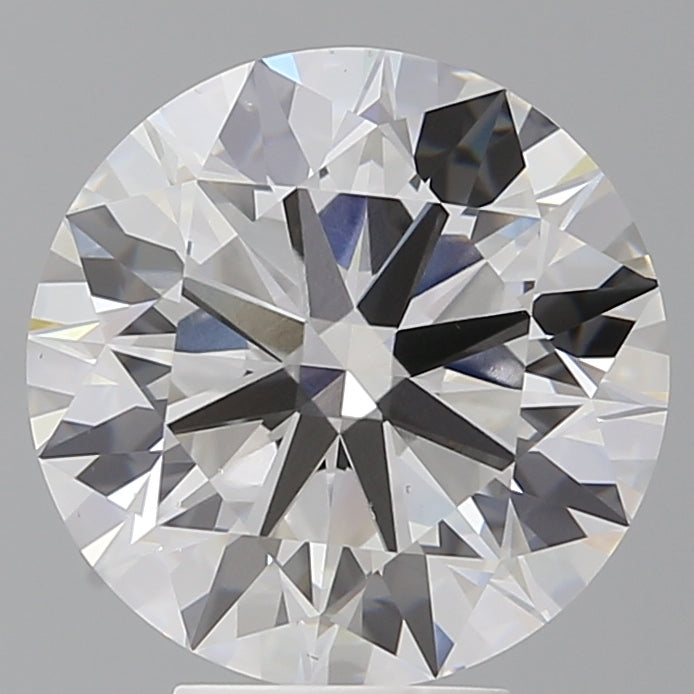 5.54 Carat Round Shaped, Ideal Cut, F Color, VS1 Clarity, IGI Certified Lab Grown Diamond