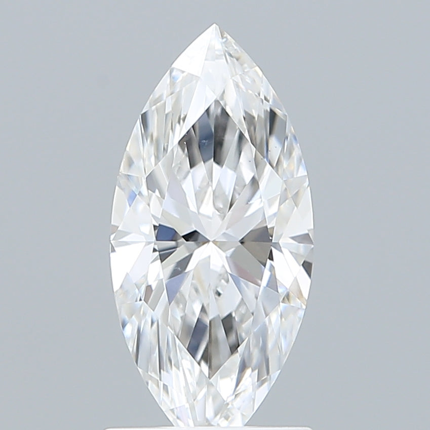 1.37 Carat Marquise Shaped, Ideal Cut, E Color, VVS2 Clarity, IGI Certified Lab Grown Diamond