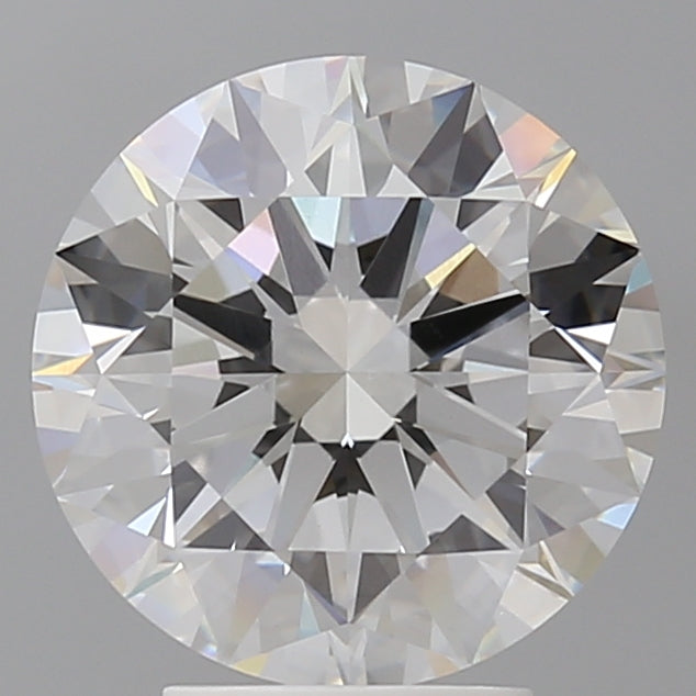 4.02 Carat Round Shaped, Excellent Cut, E Color, VVS2 Clarity, IGI Certified Lab Grown Diamond