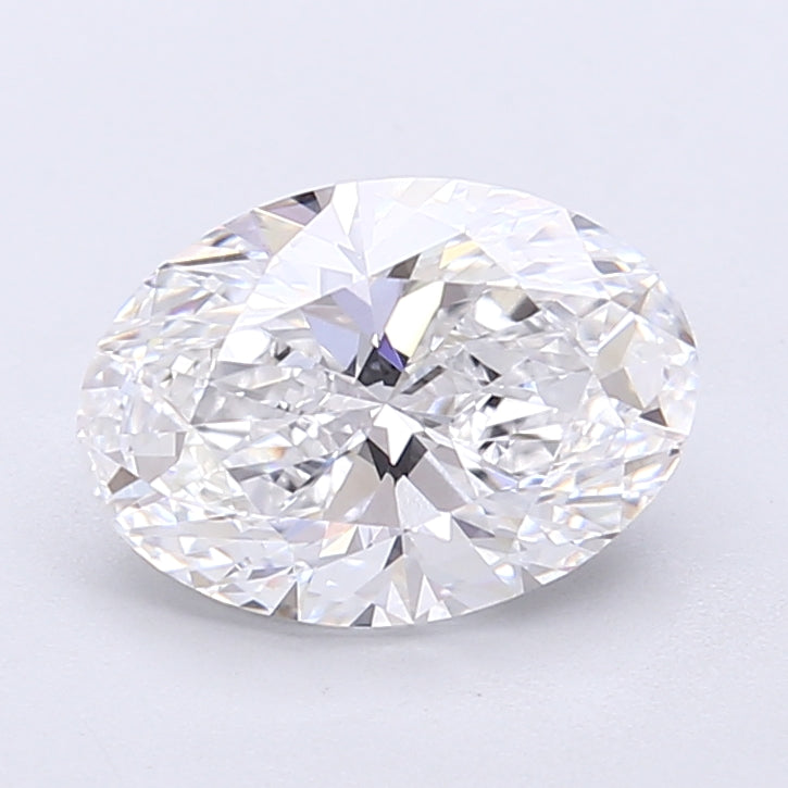 2.00 Carat Oval Shaped, Very Good Cut, D Color, VVS2 Clarity, IGI Certified Lab Grown Diamond