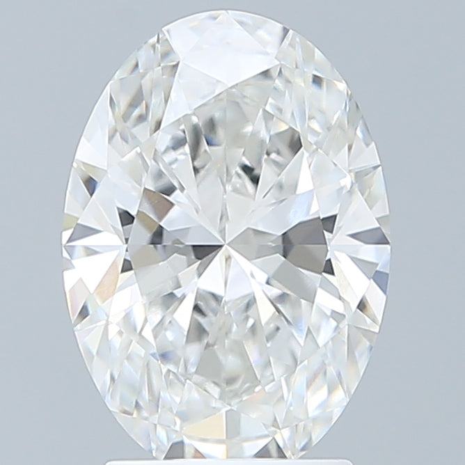 2.56 Carat Oval Shaped, Ideal Cut, E Color, VVS2 Clarity, IGI Certified Lab Grown Diamond