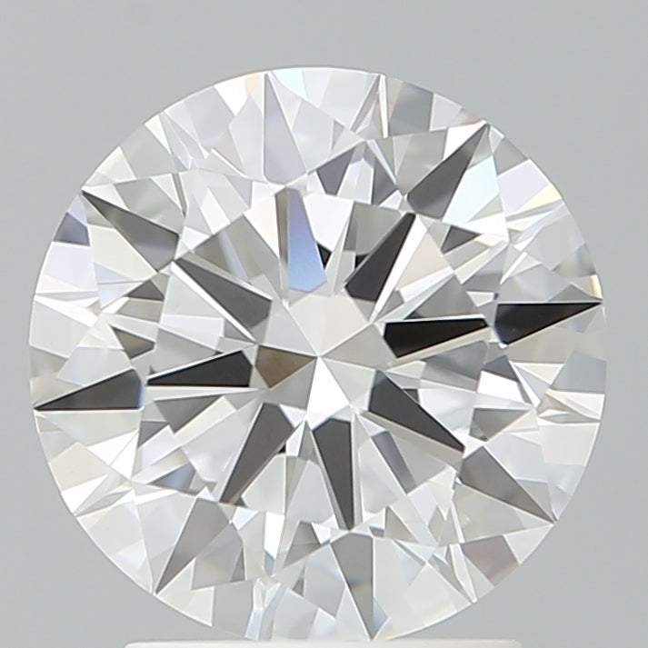 2.41 Carat Round Shaped, Ideal Cut, D Color, VVS2 Clarity, IGI Certified Lab Grown Diamond
