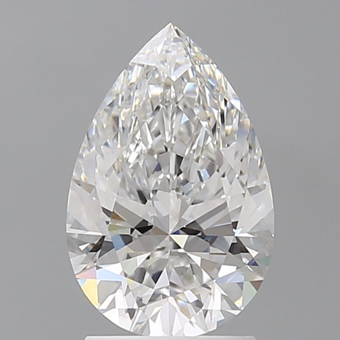2.10 Carat Pear Shaped, Ideal Cut, E Color, VVS2 Clarity, IGI Certified Lab Grown Diamond