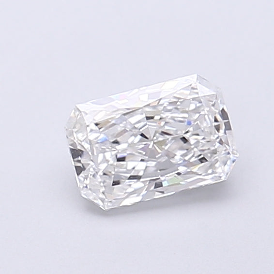 0.54 Carat Radiant Shaped, Very Good Cut, E Color, VVS1 Clarity, IGI Certified Lab Grown Diamond