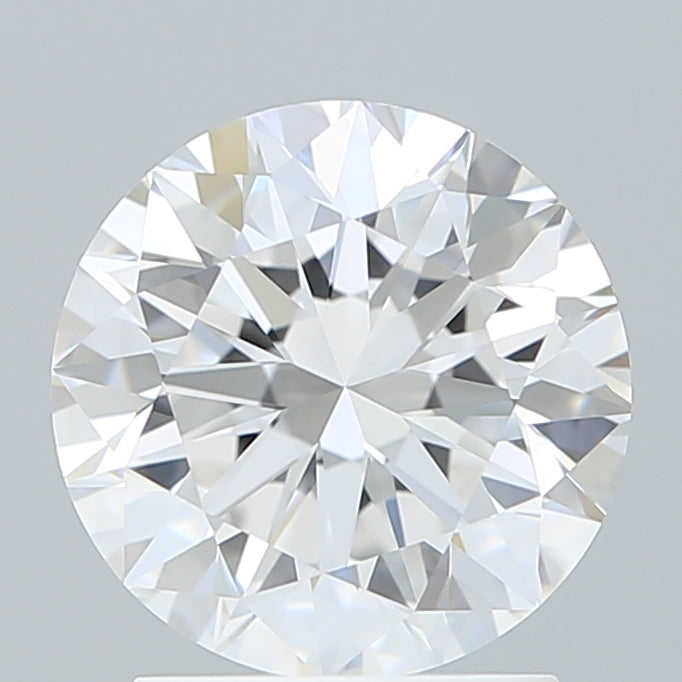 2.10 Carat Round Shaped, Excellent Cut, D Color, VVS2 Clarity, IGI Certified Lab Grown Diamond