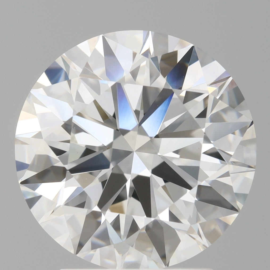 3.05 Carat Round Shaped, Ideal Cut, E Color, VVS2 Clarity, IGI Certified Lab Grown Diamond