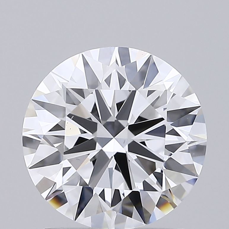 1.53 Carat Round Shaped, Ideal Cut, D Color, VS2 Clarity, IGI Certified Lab Grown Diamond
