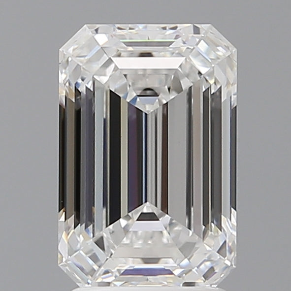 2.56 Carat Emerald Shaped, Ideal Cut, E Color, VVS2 Clarity, IGI Certified Lab Grown Diamond