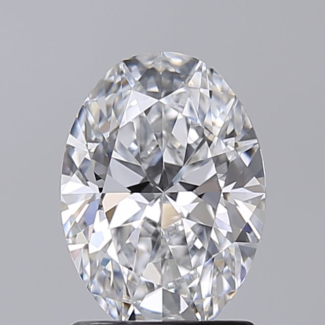 1.51 Carat Oval Shaped, Excellent Cut, D Color, VVS2 Clarity, IGI Certified Lab Grown Diamond