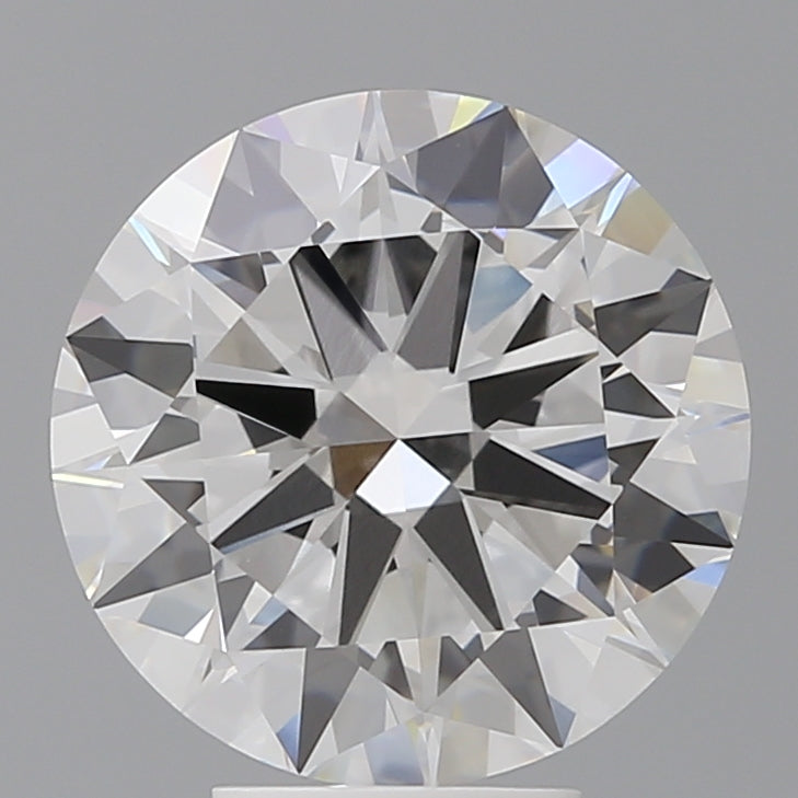 5.51 Carat Round Shaped, Excellent Cut, F Color, VVS2 Clarity, IGI Certified Lab Grown Diamond