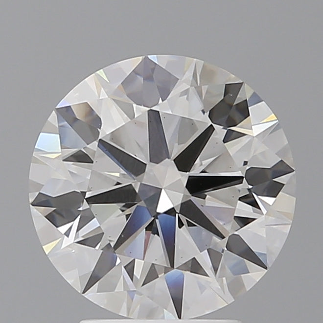 3.47 Carat Round Shaped, Excellent Cut, F Color, VS2 Clarity, IGI Certified Lab Grown Diamond