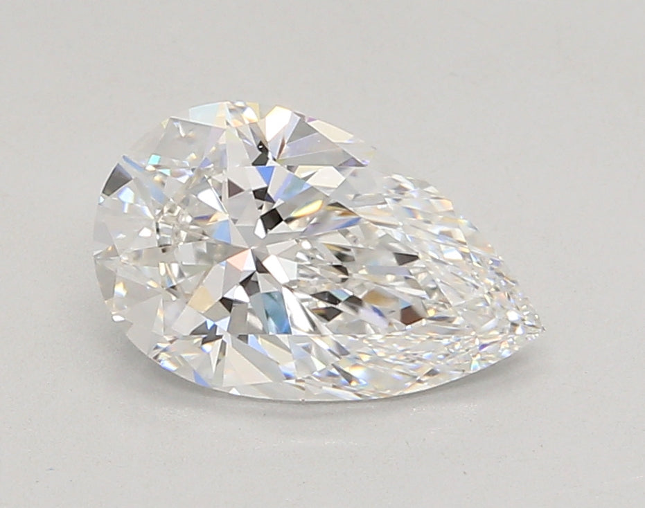 2.03 Carat Pear Shaped, Ideal Cut, D Color, VVS2 Clarity, IGI Certified Lab Grown Diamond