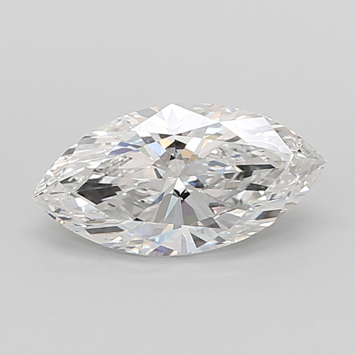 4.09 Carat Marquise Shaped, Ideal Cut, E Color, VVS2 Clarity, IGI Certified Lab Grown Diamond