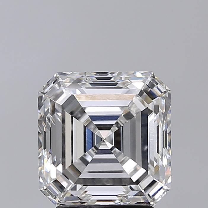 3.01 Carat Asscher Shaped, Very Good Cut, F Color, VVS2 Clarity, IGI Certified Lab Grown Diamond