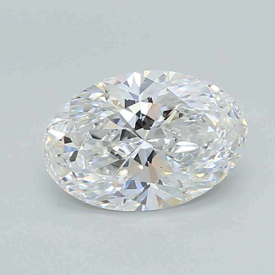 2.02 Carat Oval Shaped, Ideal Cut, D Color, VS1 Clarity, IGI Certified Lab Grown Diamond