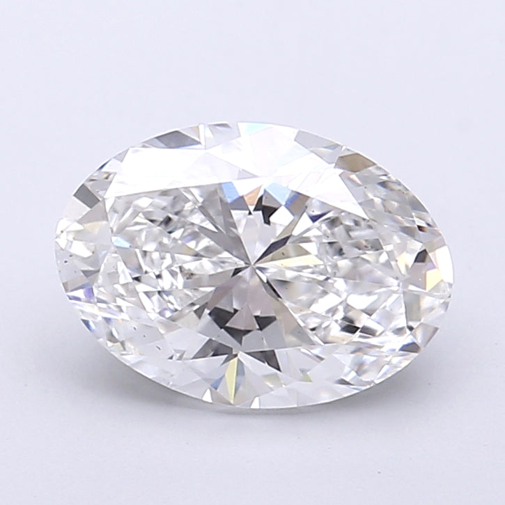 2.03 Carat Oval Shaped, Very Good Cut, D Color, VS1 Clarity, IGI Certified Lab Grown Diamond