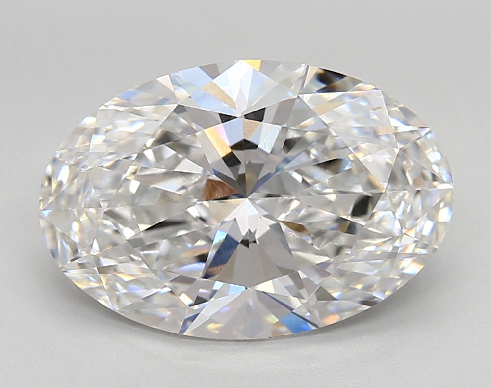 4.40 Carat Oval Shaped, Very Good Cut, E Color, VVS2 Clarity, IGI Certified Lab Grown Diamond