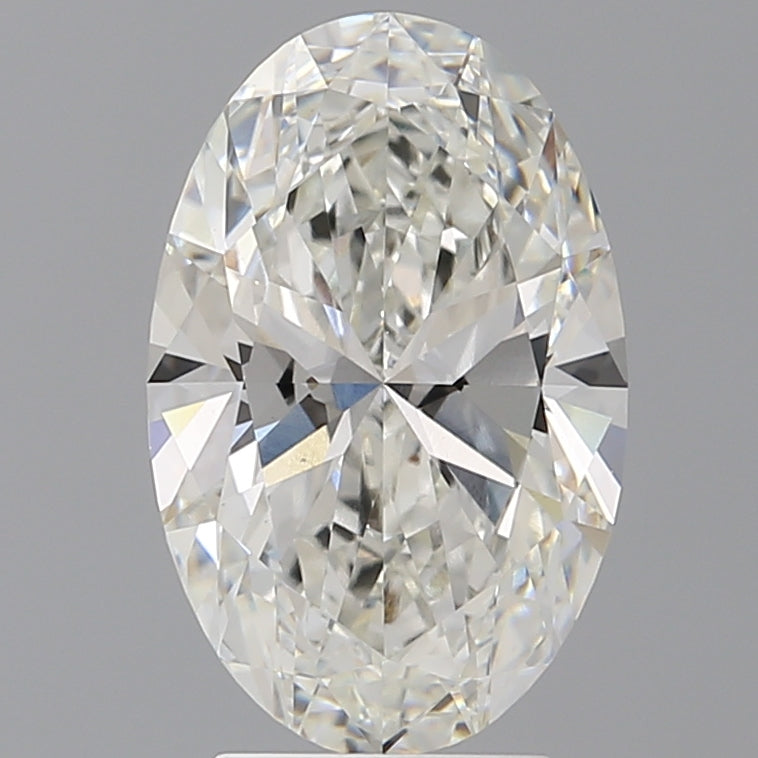 3.59 Carat Oval Shaped, Ideal Cut, G Color, VS1 Clarity, IGI Certified Lab Grown Diamond