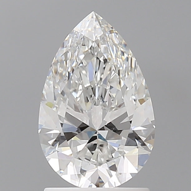 1.59 Carat Pear Shaped, Ideal Cut, E Color, VVS2 Clarity, IGI Certified Lab Grown Diamond