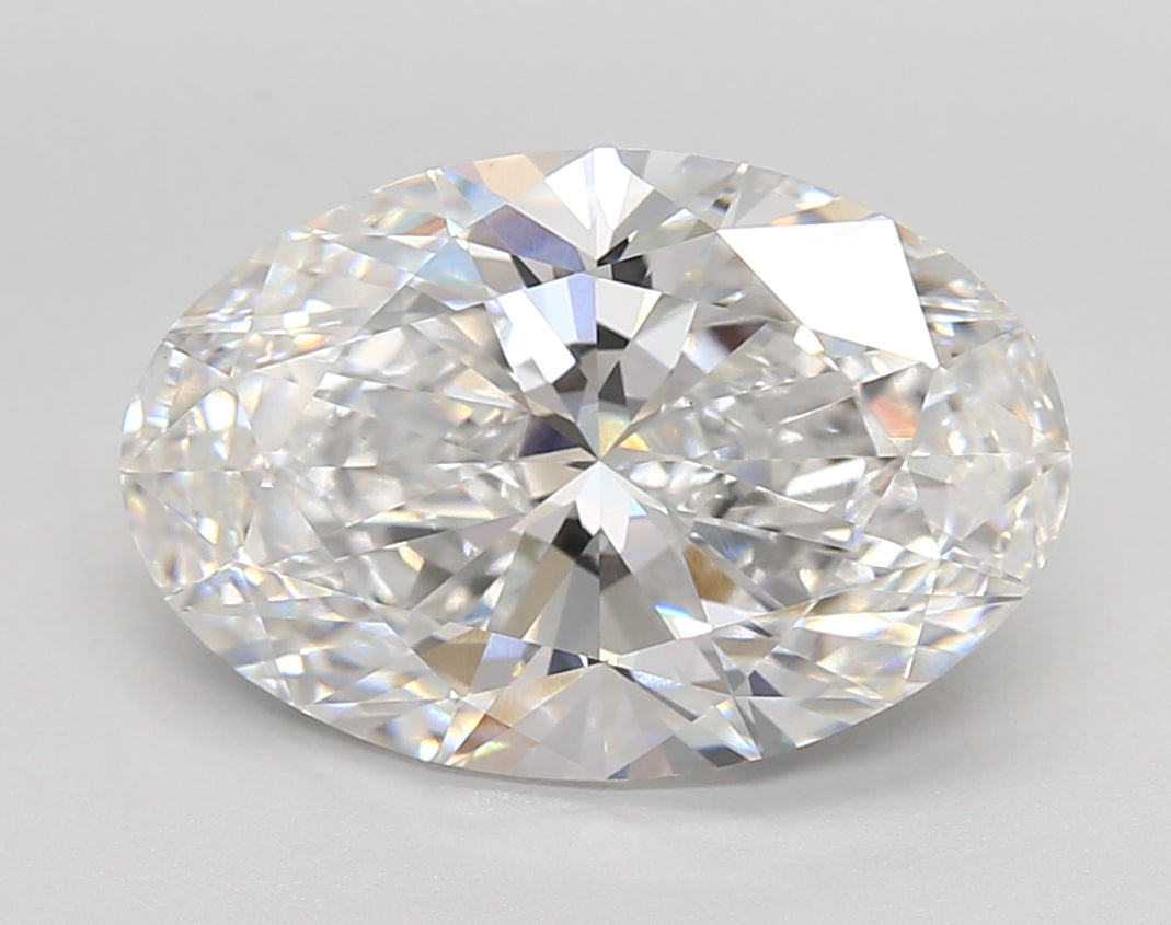 4.70 Carat Oval Shaped, Very Good Cut, E Color, VVS2 Clarity, IGI Certified Lab Grown Diamond