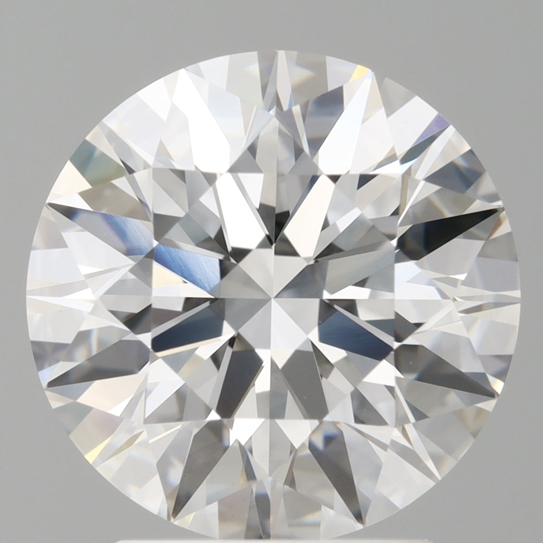 2.98 Carat Round Shaped, Excellent Cut, E Color, VVS2 Clarity, IGI Certified Lab Grown Diamond