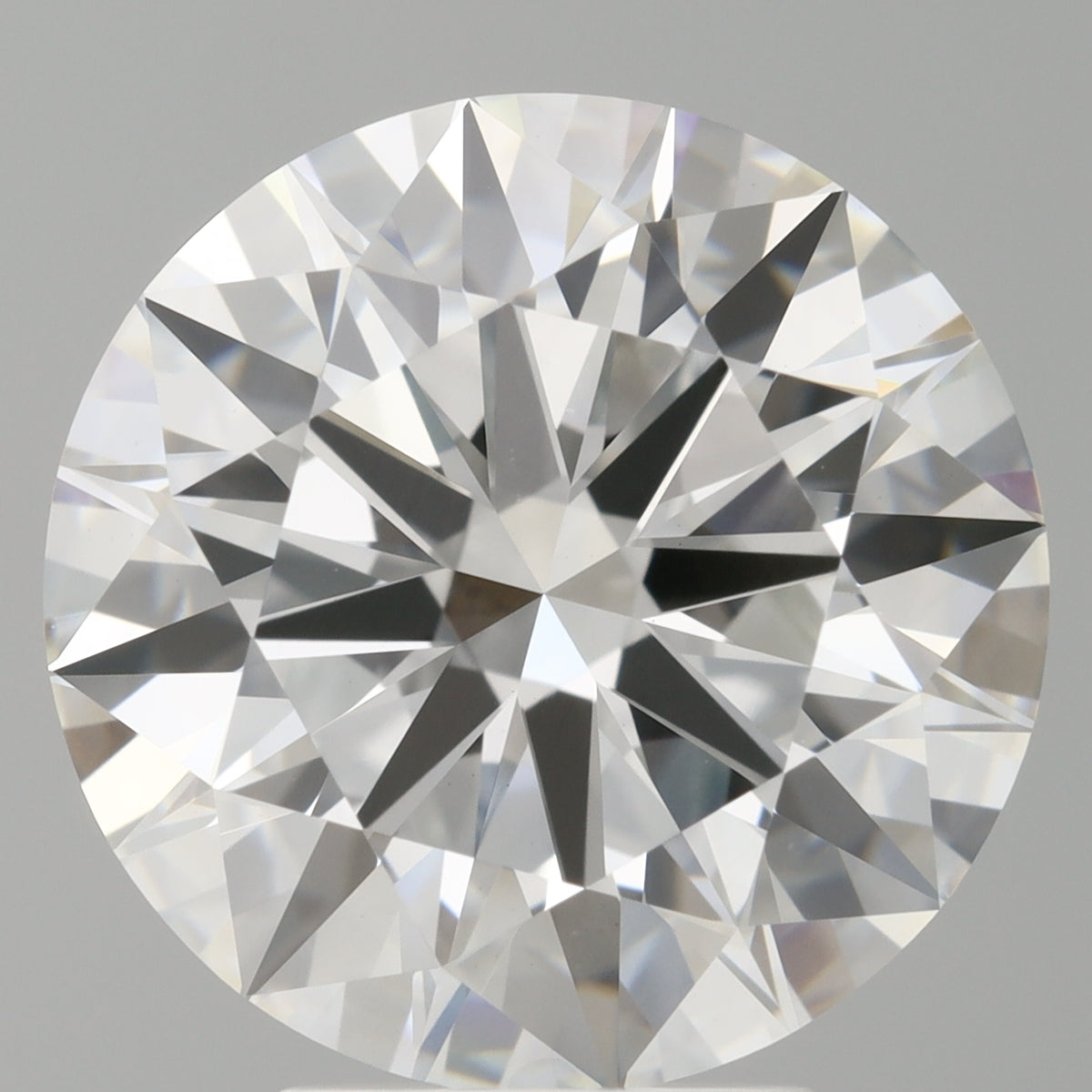 5.06 Carat Round Shaped, Ideal Cut, F Color, VVS2 Clarity, IGI Certified Lab Grown Diamond