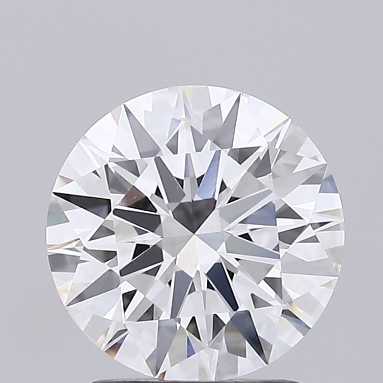 2.06 Carat Round Shaped, Ideal Cut, E Color, VVS2 Clarity, IGI Certified Lab Grown Diamond