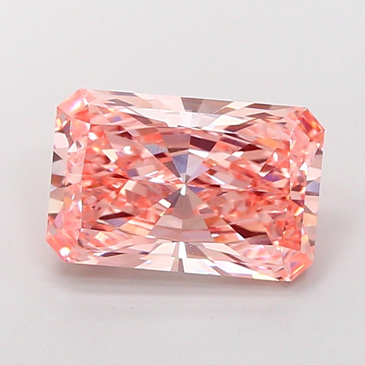 4.12 Carat Radiant Shaped, Very Good Cut, VVS2 Clarity, IGI Certified Lab Grown Diamond