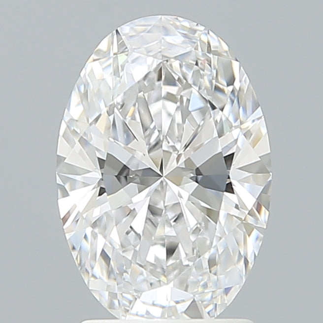 2.09 Carat Oval Shaped, Ideal Cut, D Color, VVS2 Clarity, IGI Certified Lab Grown Diamond