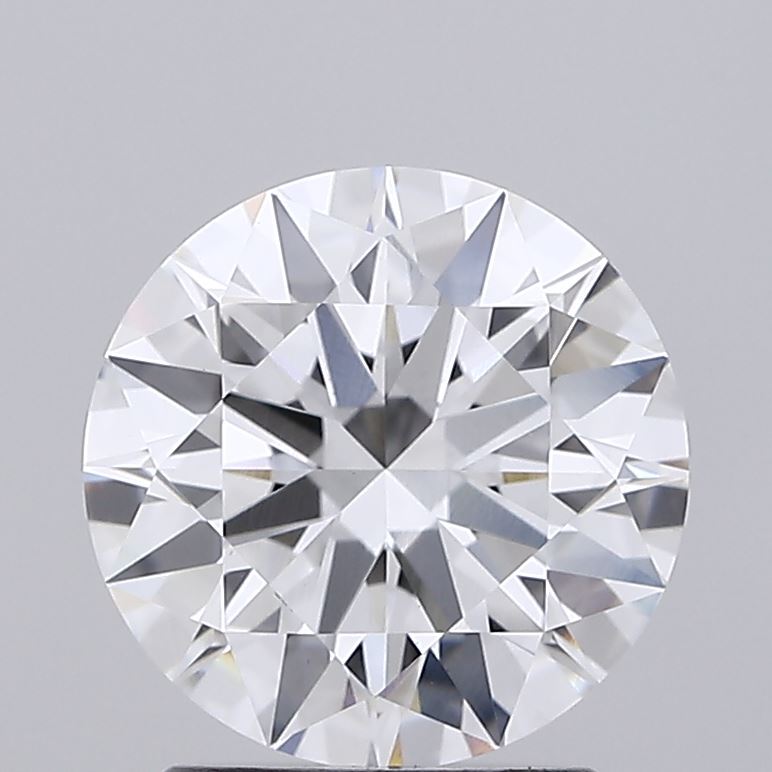 2.09 Carat Round Shaped, Ideal Cut, E Color, VVS2 Clarity, IGI Certified Lab Grown Diamond