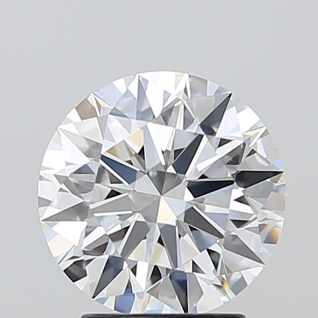 2.55 Carat Round Shaped, Ideal Cut, D Color, VVS2 Clarity, IGI Certified Lab Grown Diamond