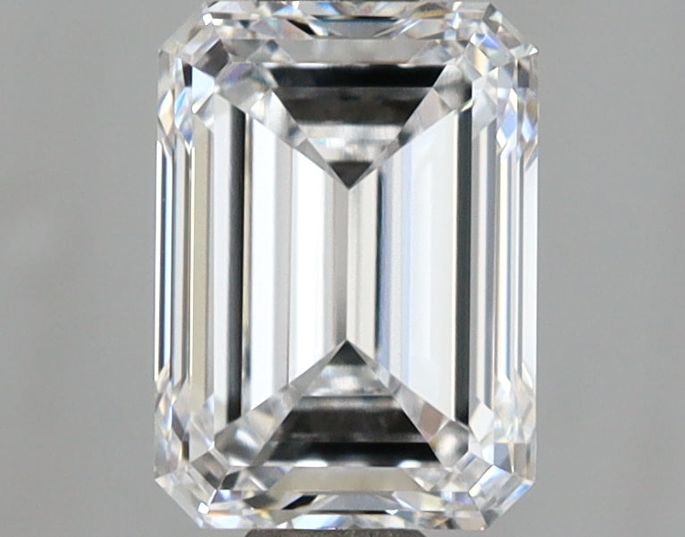 2.01 Carat Emerald Shaped, Ideal Cut, D Color, VVS1 Clarity, IGI Certified Lab Grown Diamond