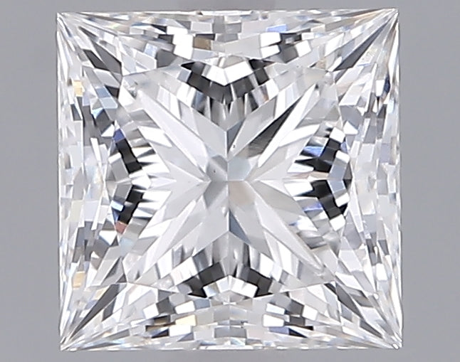 1.84 Carat Princess Shaped, Ideal Cut, D Color, VS1 Clarity, IGI Certified Lab Grown Diamond