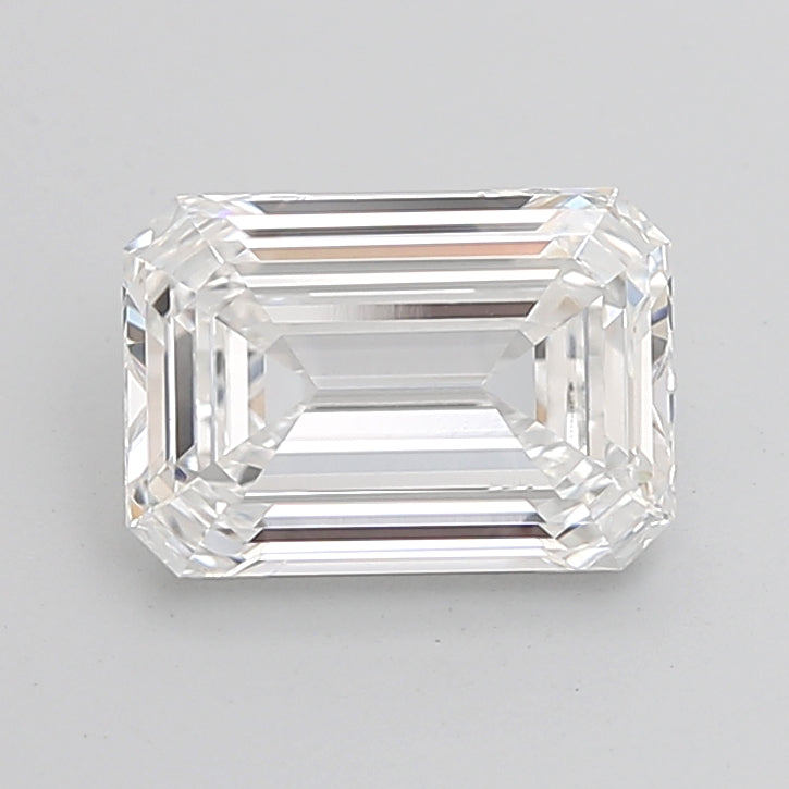 4.04 Carat Emerald Shaped, Excellent Cut, E Color, VVS2 Clarity, IGI Certified Lab Grown Diamond