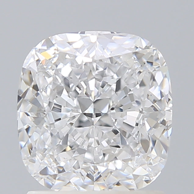 1.73 Carat Cushion Shaped, Ideal Cut, D Color, SI1 Clarity, IGI Certified Lab Grown Diamond