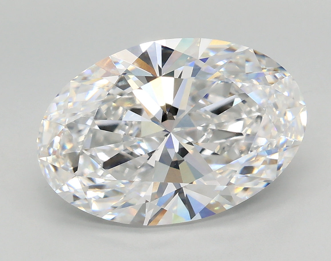 4.45 Carat Oval Shaped, Very Good Cut, D Color, VVS1 Clarity, IGI Certified Lab Grown Diamond