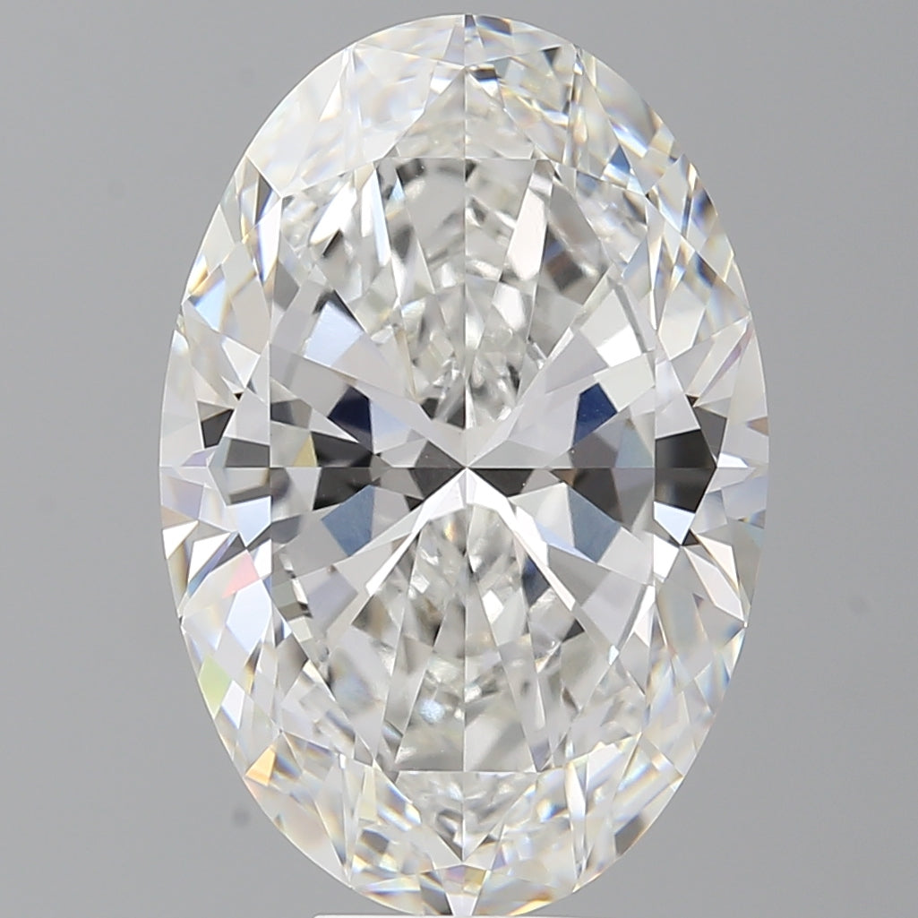 10.00 Carat Oval Shaped, Excellent Cut, F Color, VVS2 Clarity, IGI Certified Lab Grown Diamond