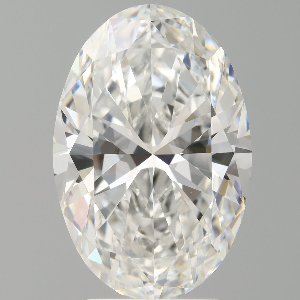 4.08 Carat Oval Shaped, Ideal Cut, E Color, VVS2 Clarity, IGI Certified Lab Grown Diamond