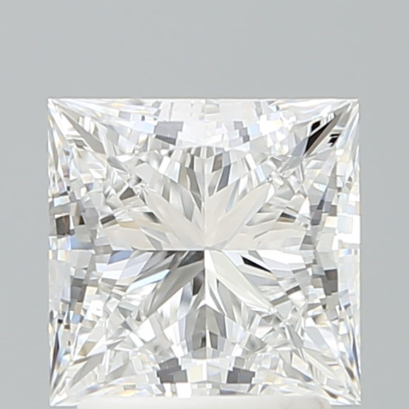 2.27 Carat Princess Shaped, Ideal Cut, D Color, VVS1 Clarity, IGI Certified Lab Grown Diamond