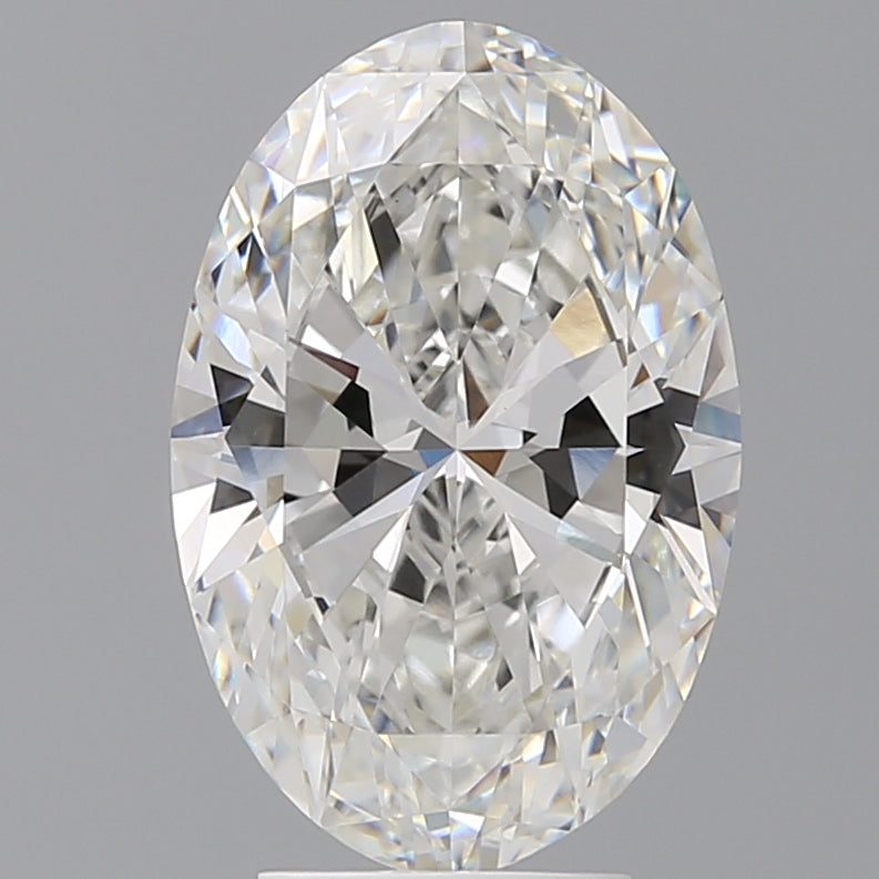4.50 Carat Oval Shaped, Ideal Cut, F Color, VVS2 Clarity, IGI Certified Lab Grown Diamond